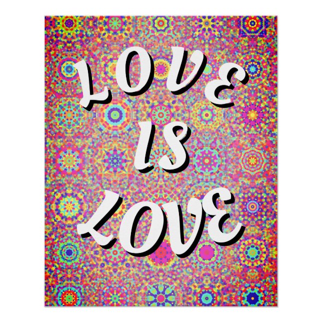 Amor Es Amor Orgullo    Póster (Anverso)