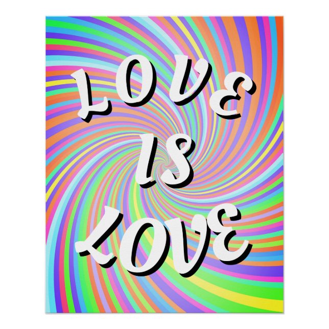 Amor Es Amor Póster del Orgullo (Anverso)