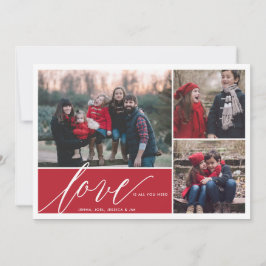 AMOR es todo lo que necesitas para la tarjeta de f