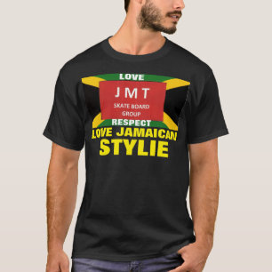 AMOR ESTILO JAMAICANO Camiseta básica oscura