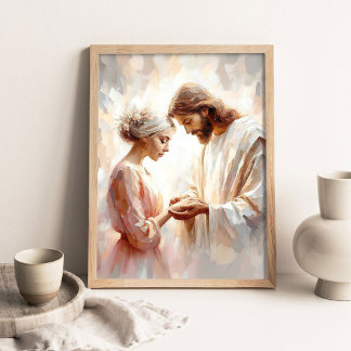 Amor Eterno, Arte Cristiano, Arte de Jesús y Mujer