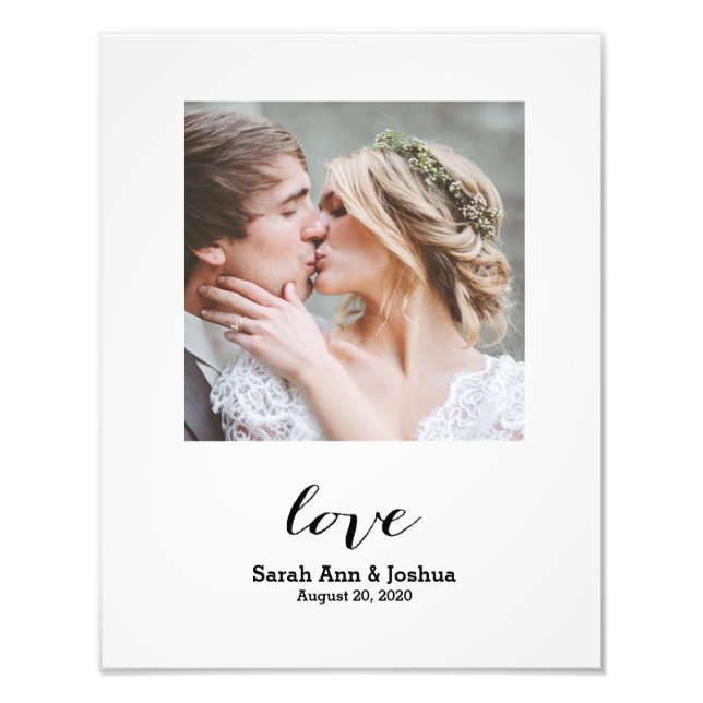 Amor Eterno | Impresión personalizada de fotos Bod (Frente)