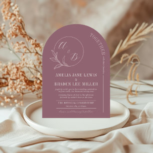 Amor eterno Invitación a la boda del Arco de Mau