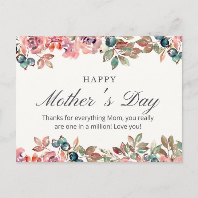 Amor Eterno - Postales digitales del Día de la Mad (Anverso)