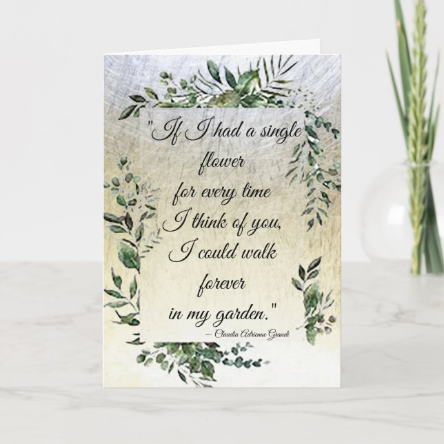 “Amor Eterno” Tarjeta de Amor (Anverso)