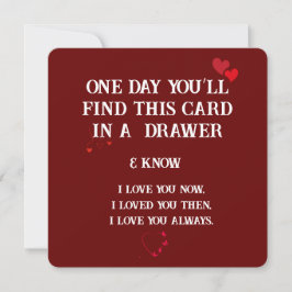 Amor eterno: Una tarjeta de Keepsake para cada oca