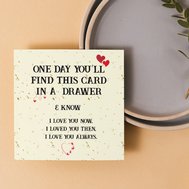 Amor eterno: Una tarjeta de Keepsake para cada oca (Timeless Love Keepsake Card – Romantic Anniversary Card)