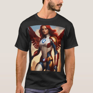 "Amor exprimido: camiseta de Apple roja al estilo 
