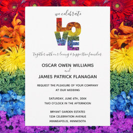 AMOR Flor Invitación a la colección de Bodas del m