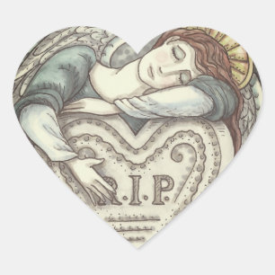 AMOR GUARDIAN ANGEL CEMETERY PEGATINAS Hrt SHEET