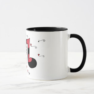 Amor Hangin con la taza de la música