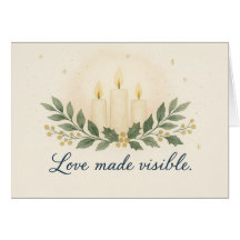 Amor Hecho Visible — Tarjeta de Navidad
