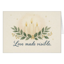 Amor Hecho Visible — Tarjeta de Navidad