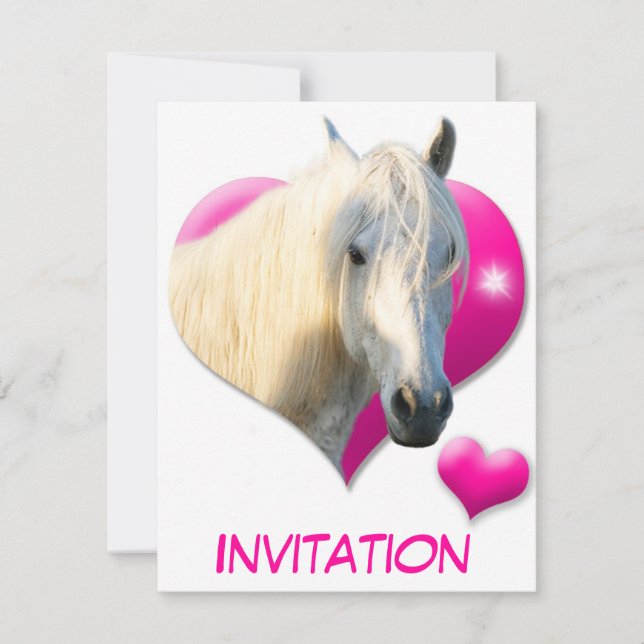 Amor Horse Invitación (Anverso)