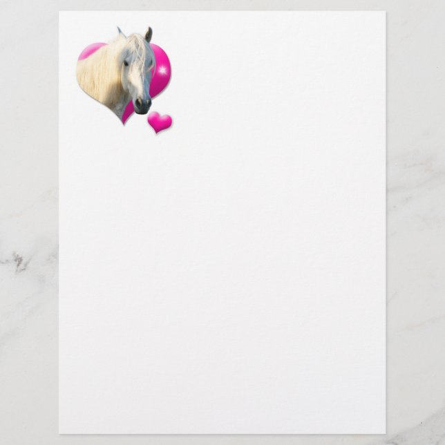 Amor Horse Papel de cartas (Anverso)