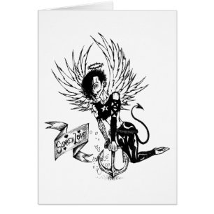 Amor hundido - Tatuaje de Punk Rock Pin Up