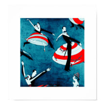 Amor. Impresiones Art Deco de regalo el día de San