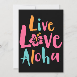 Amor Inktastic Live Aloha 2 camisetas hawaianas pa