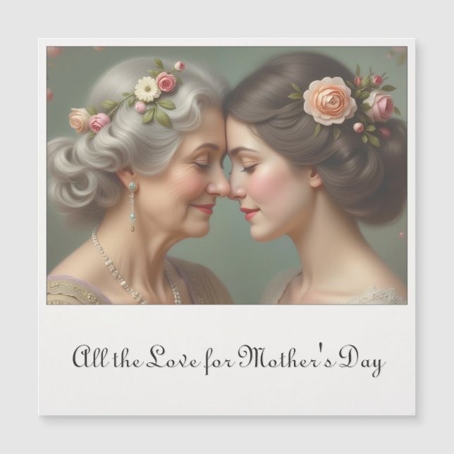 Amor Intemporal Entre Madre e Hija (Anverso)