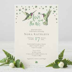 Amor Irlandés Está en el Aire Invitación para Desp