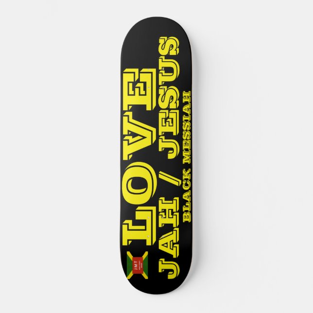 AMOR JAH / JESUS Skateboard (Anverso)