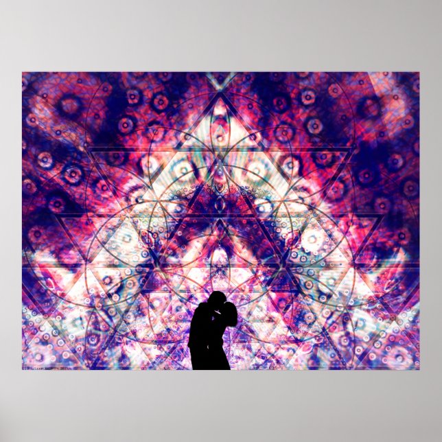 "Amor joven" - Arte visionario (Frente)