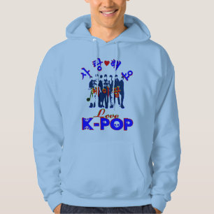 ♥ Amor K-Pop Estilo Botín de sudadera básico encap