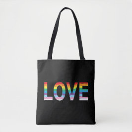 AMOR LGBTQIA Bandera Arcoiris, Bolsa de Tote de mo