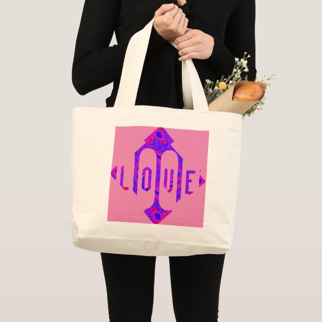 AMOR LUZ ROSA MANDALA GRAN BOLSA DE TOTE (Anverso (producto))