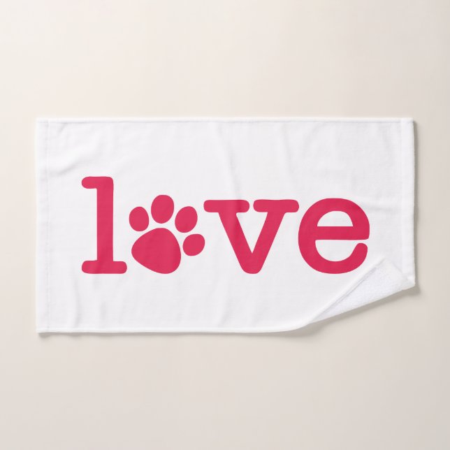 Amor mascota (Toalla de mano)