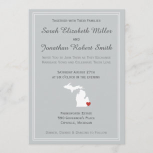 Amor Michigan - Invitación a la boda de Personaliz