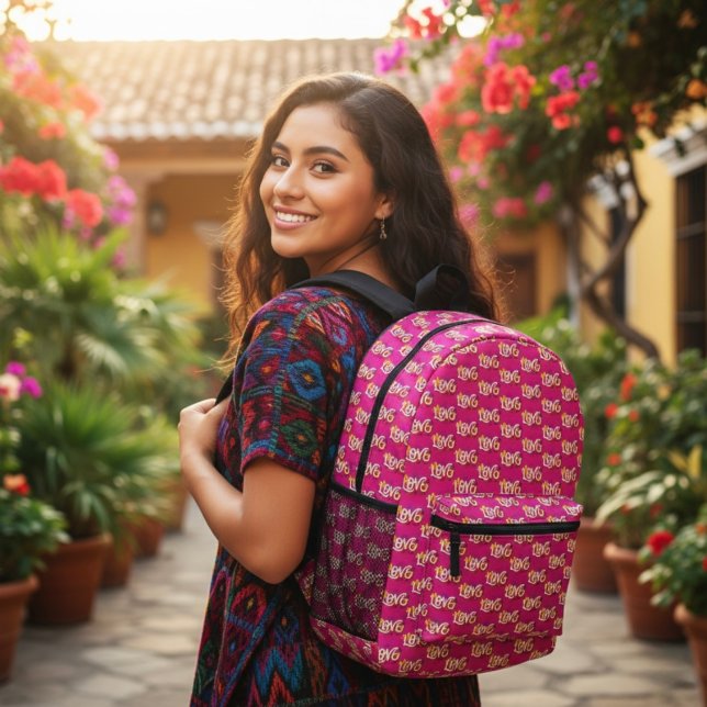 AMOR Mochila impresa (Subido por el creador)