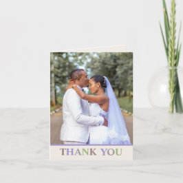 Amor Moderno Agradecimiento de Boda Personalizado