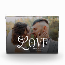 Amor Moderno Foto de Boda Personalizada Parejas Mo