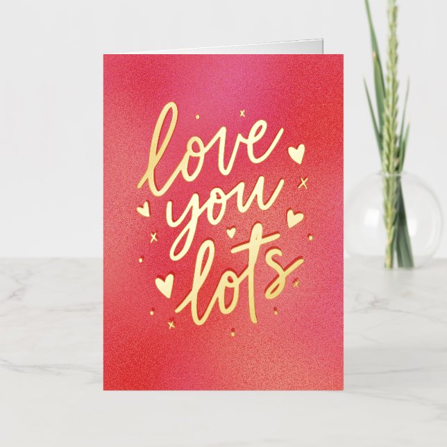 Amor Moderno Te Amo Mucho Letra a Mano Día de San  (Anverso)