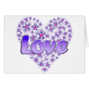 Amor morado y margaritas