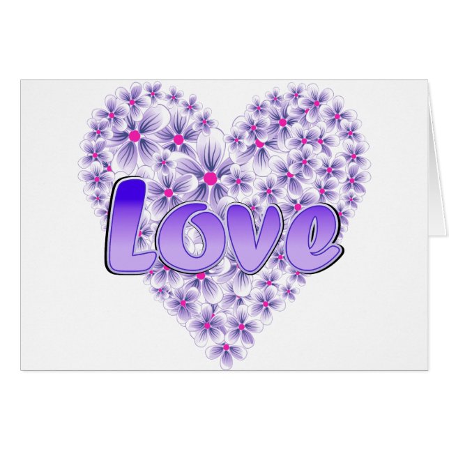 Amor morado y margaritas (Anverso (Horizontal))