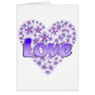 Amor morado y margaritas