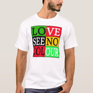 Amor No Ve Color — Camiseta