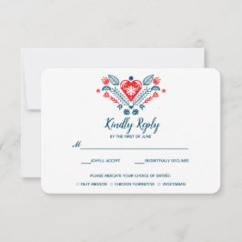 Amor nórdico | Boda RSVP con elección de comida