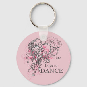 Amor para bailar el llavero (personalizable)
