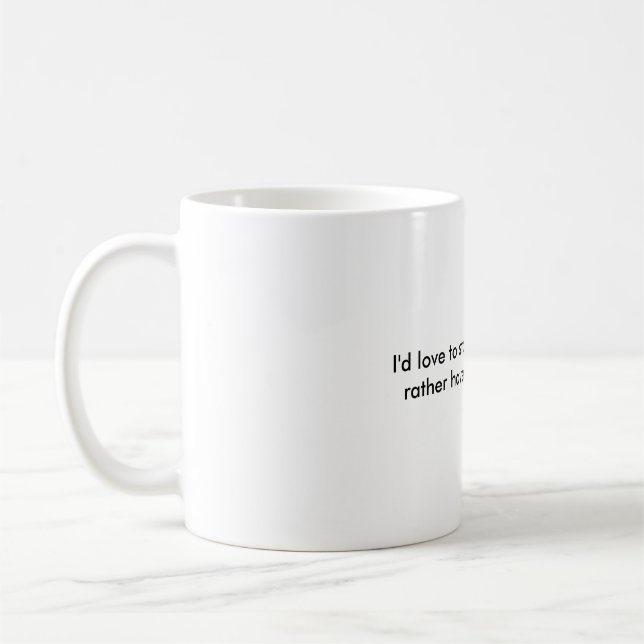 Amor para permanecer y para charlar la taza (Izquierda)