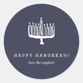 Amor + Pegatinas de vacaciones de Hanukkah Ligeros