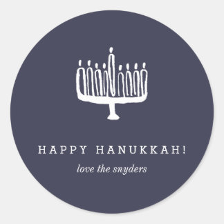 Amor + Pegatinas de vacaciones de Hanukkah Ligeros