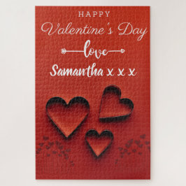 Amor personalizado del rompecabezas de San Valentí