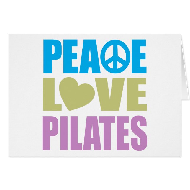 Amor Pilates de la paz (Anverso (Horizontal))