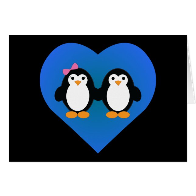 Amor pingüino (Anverso (Horizontal))