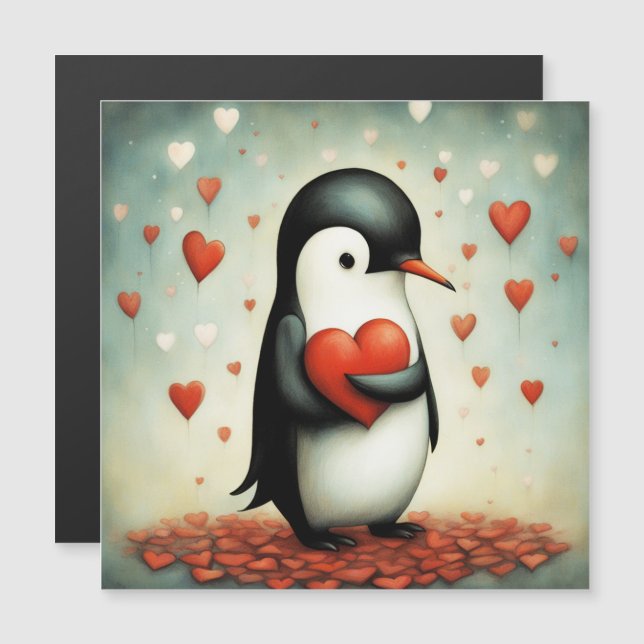 Amor pingüino 1 (Anverso/Reverso)