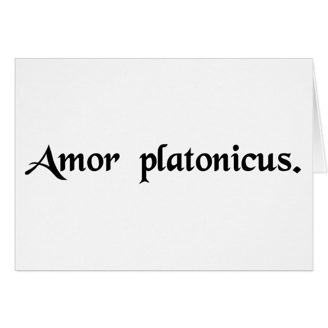 Amor platónico (Anverso (Horizontal))