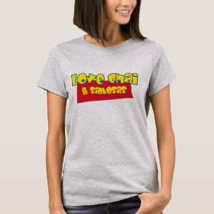 Amor por el Chai y Camiseta de Samosas - Divertido